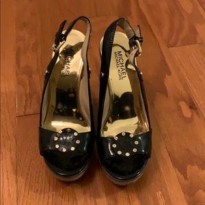 Michael kors wedge platform sandals